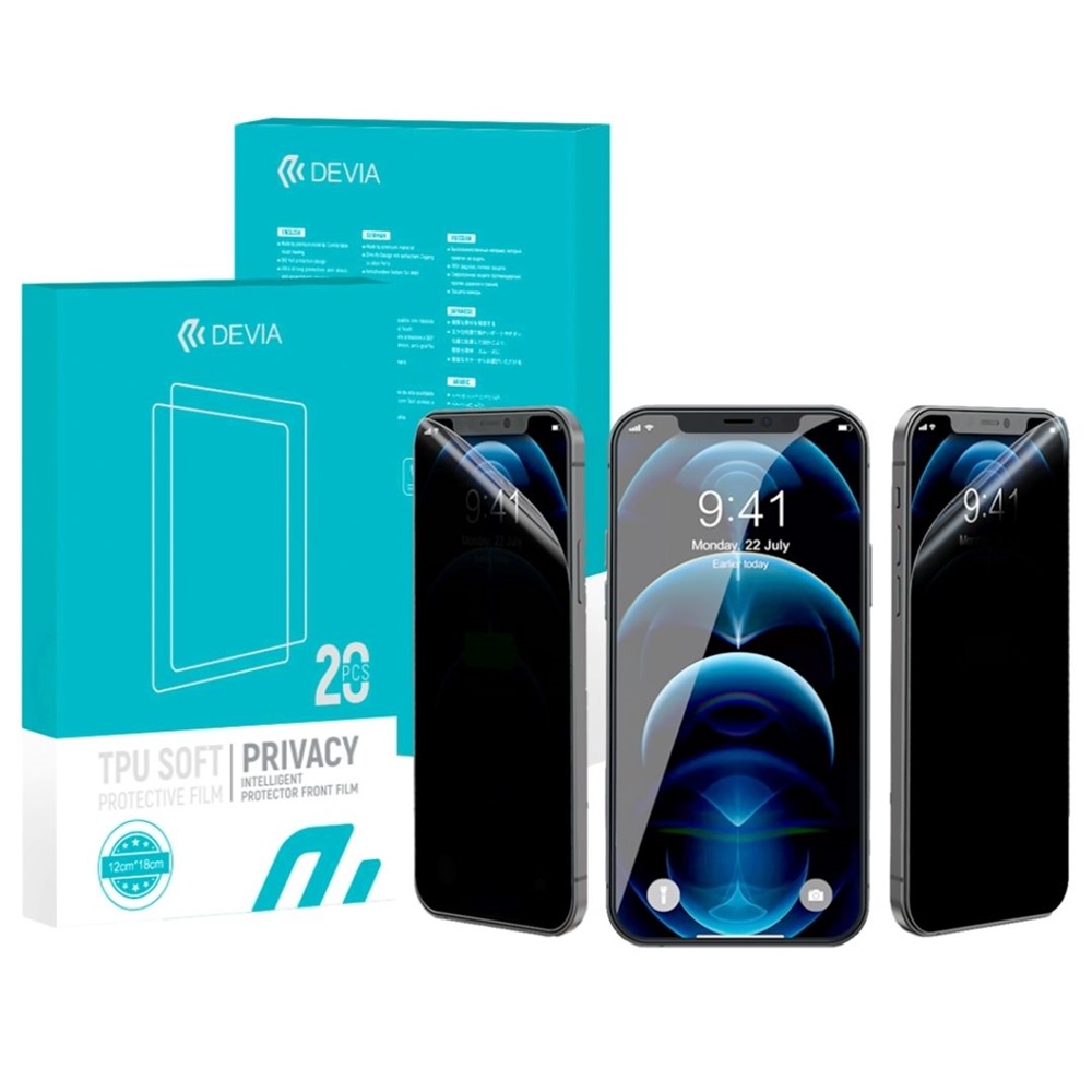 Devia Intelligent Tpu Soft Privacy Protector Film frontal 0,18mm (20Pcs)