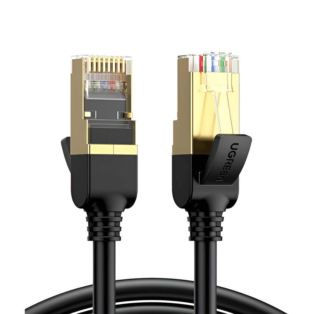 UGREEN Cat7 F/FTP Ethernet Кабель, 10 Гбит/с, 5м, Black
