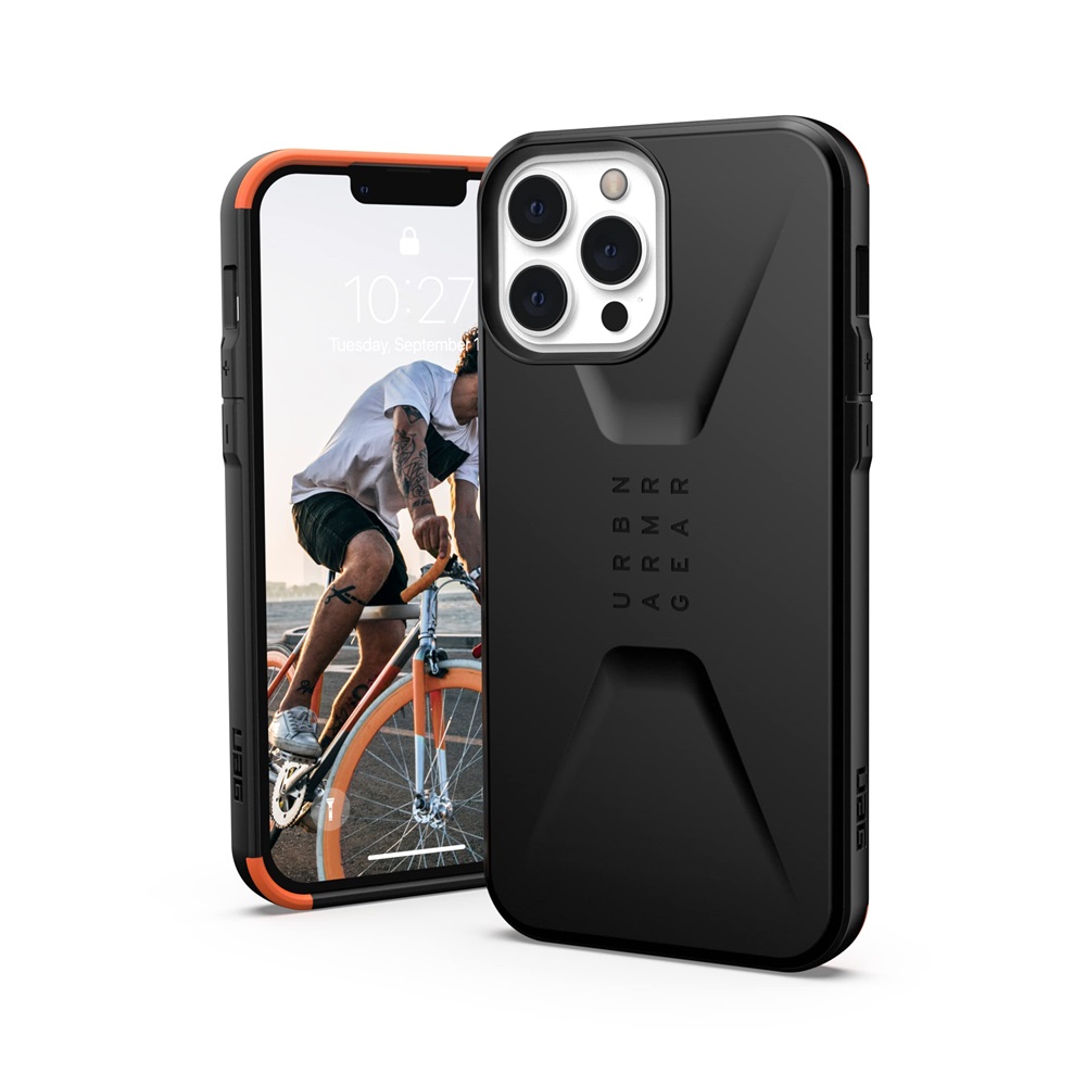 Caz UAG pentru iPhone 13 Pro Civil, negru