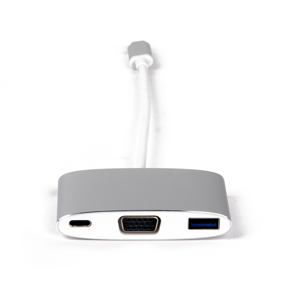 Adaptor multiport pentru încărcarea USB-C LMP (m) la VGA & USB3.0 și USB-C