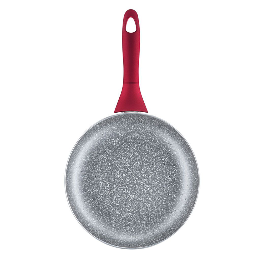 Ambition, Frying Pan, Jasper, Qualum Basic Stone Coating, 28 Cm, Алюминий, Пластик