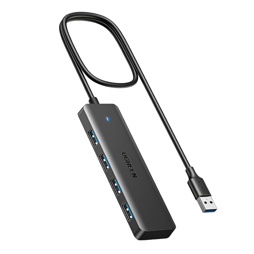 Ugreen hub 4in1 usb 3.0 to 4*usb 3.0 1m cm219, black Thumbnail 2