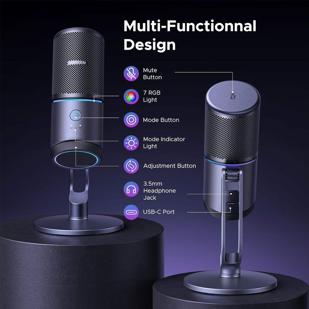 Ugreen desktop usb microphone | cm769 Thumbnail 2