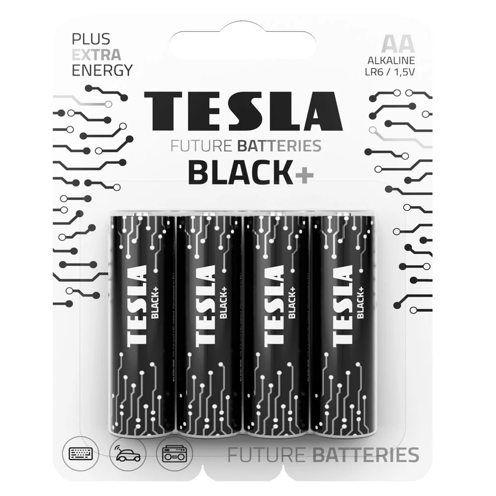 Blistere din Tesla AA LR6 Alkaline 4 buc