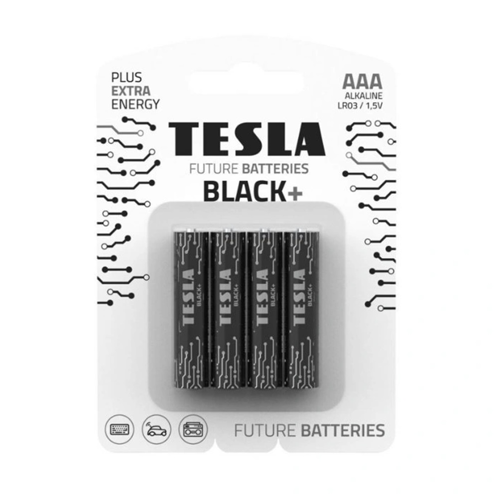 Blistere din Tesla AAA LR3 Alkaline 4 buc