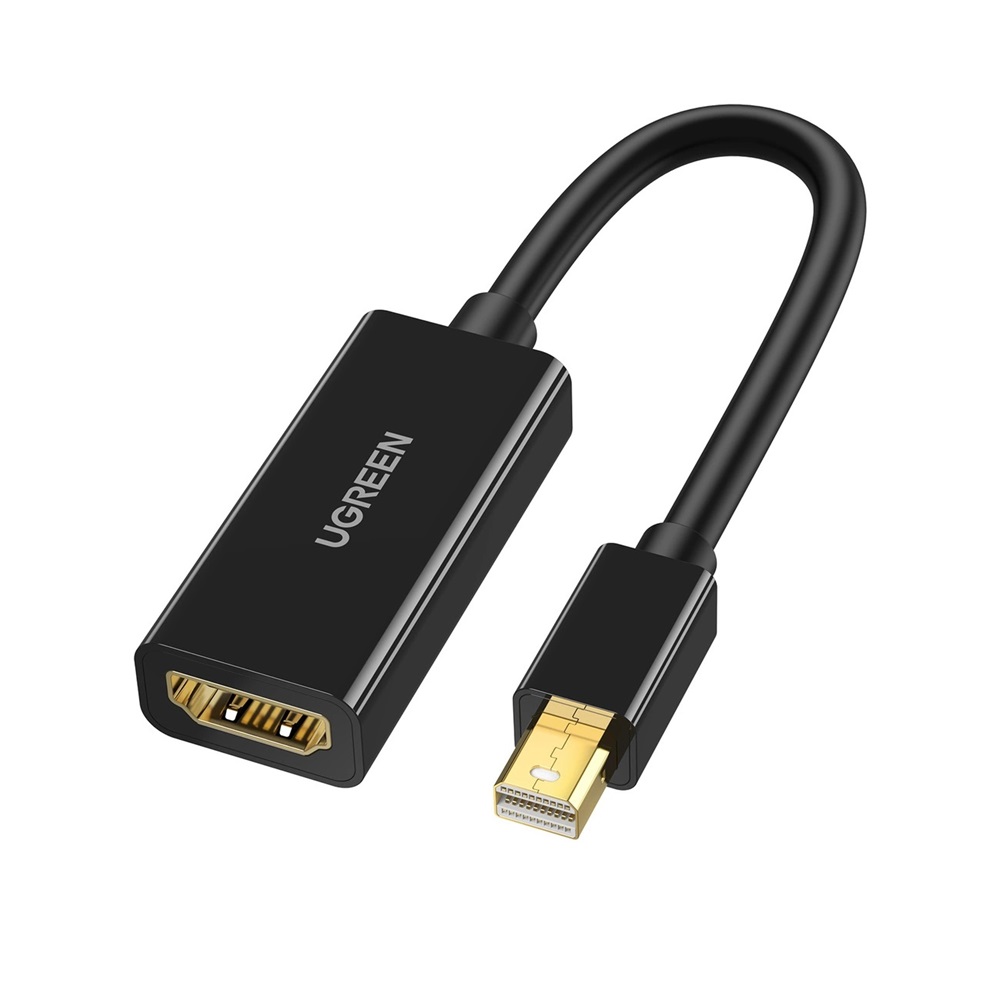 UGREEN Adaptor MiniDp to HDMI 4K*2K@60Hz 0.15M MD112, Black