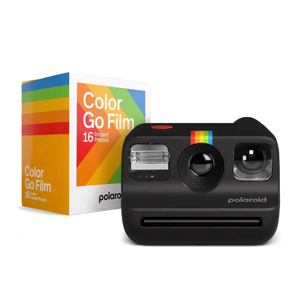 Polaroid Instant Camera GO Gen 2 Totul Box + Color Filme 16 Foi , Negru