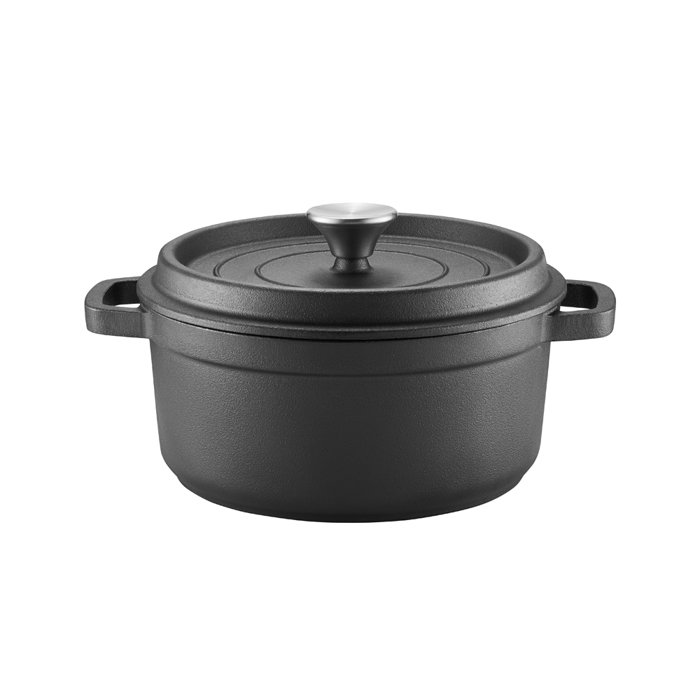 Ambition, Cast Iron, Traditional Pot, Iron, 2.2 L, 20 cm, Cast Iron