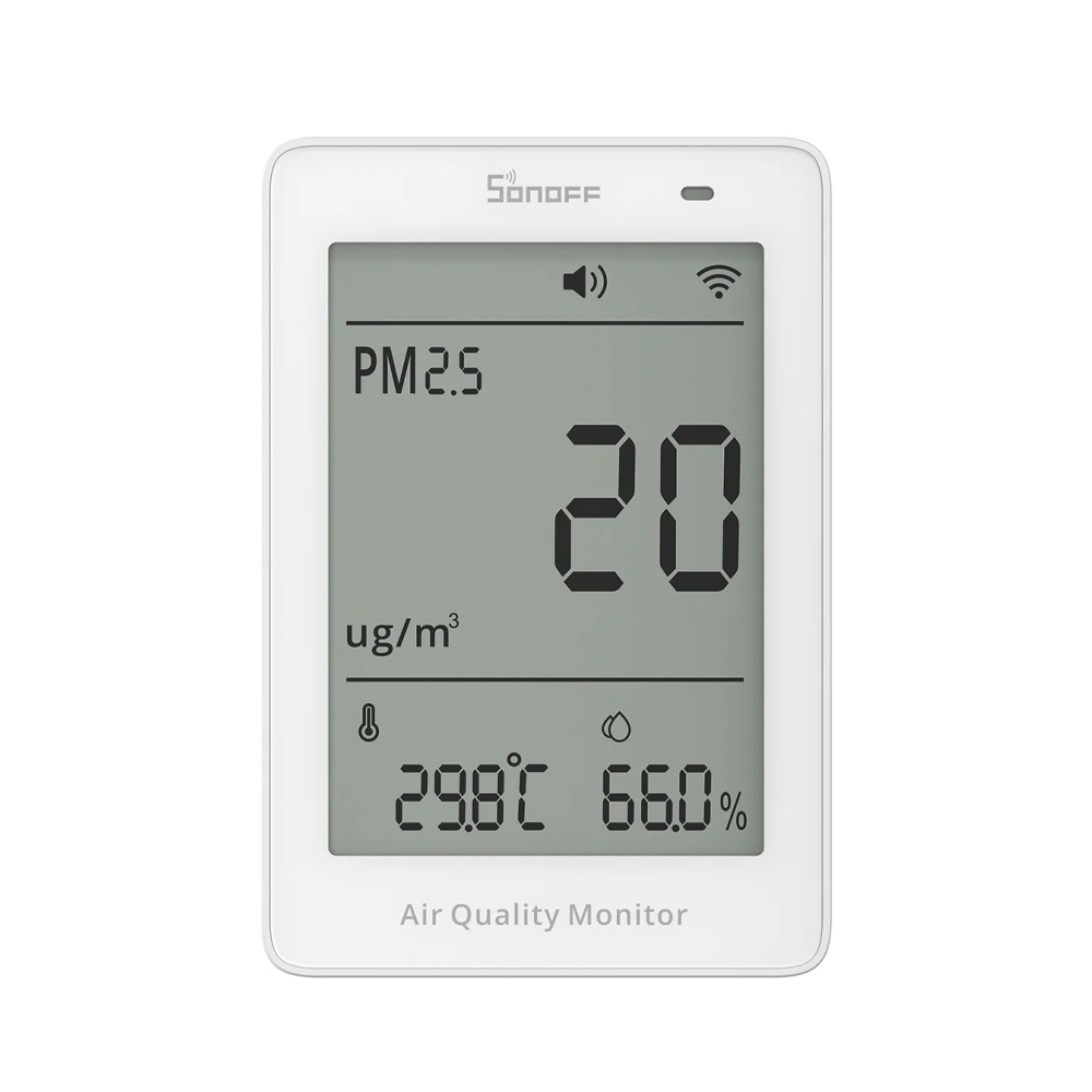 Sonoff Matter Over Wi-Fi Air Quality Monitor Air Guard PM2.5 / PM10 (SAWF-07P)