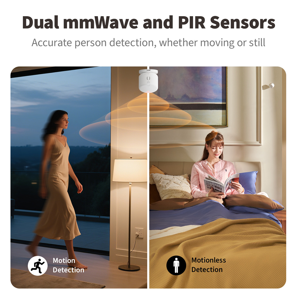 Aqara zigbee/ thread presence multi-sensor fp300 5-in-1 (pir, mmwave, light, temperature and humidity) Thumbnail 3