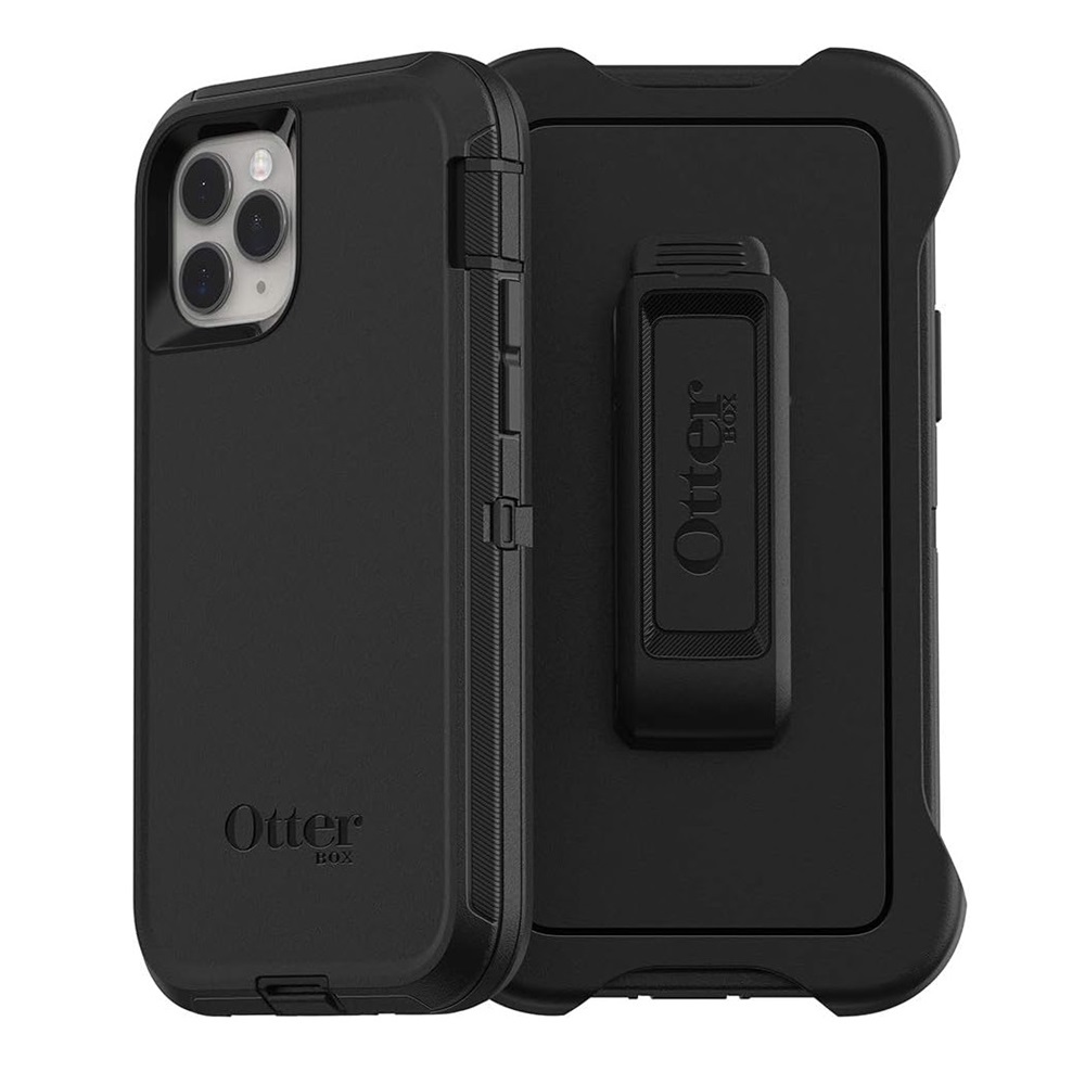 Caz OtterBox pentru iPhone 11 Apărător DROP+, negru