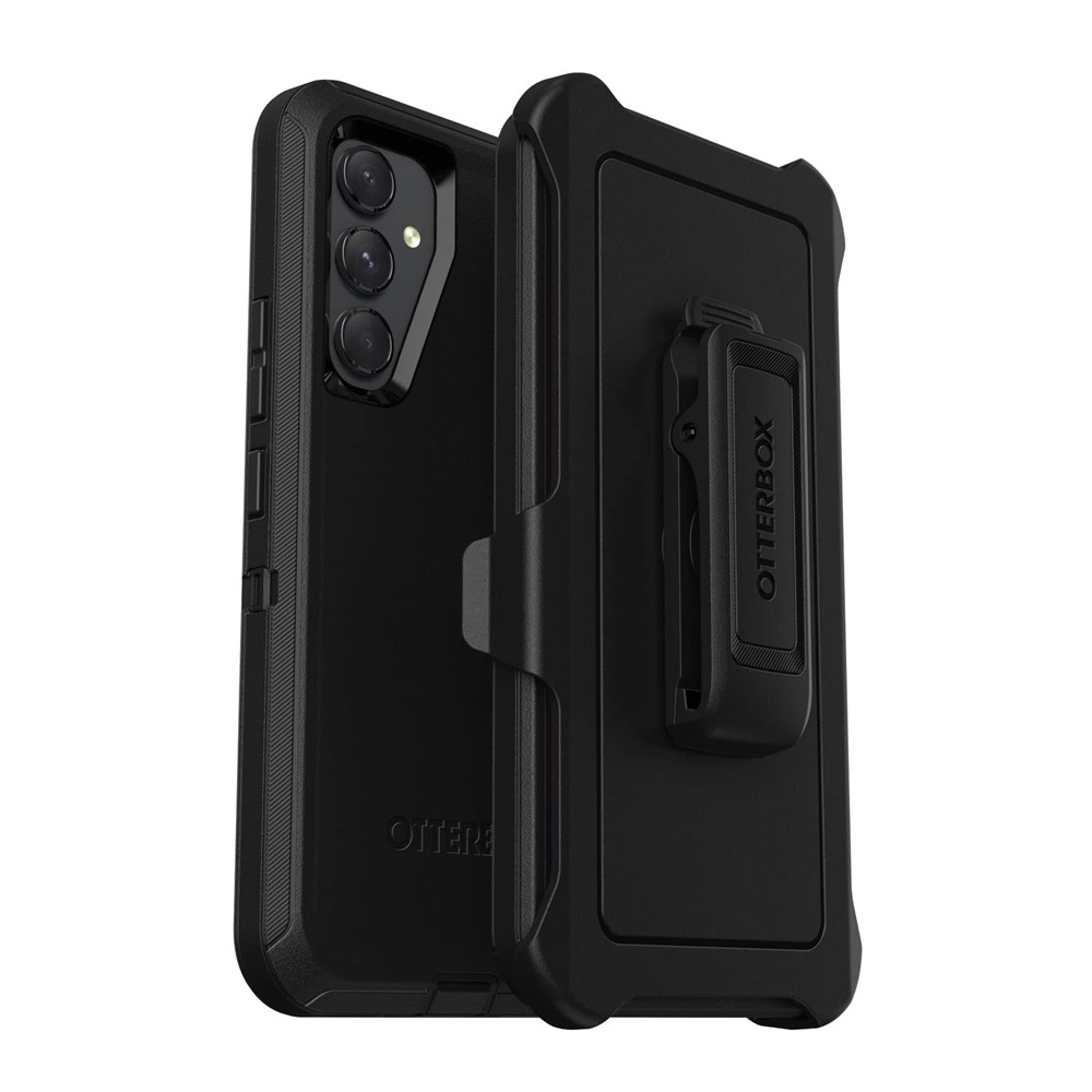 Caz OtterBox pentru Samsung S23 Apărător DROP+, negru