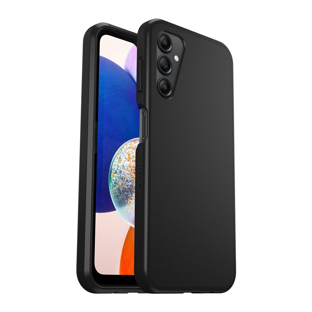 Caz OtterBox pentru Samsung A14 Apărător DROP+, negru