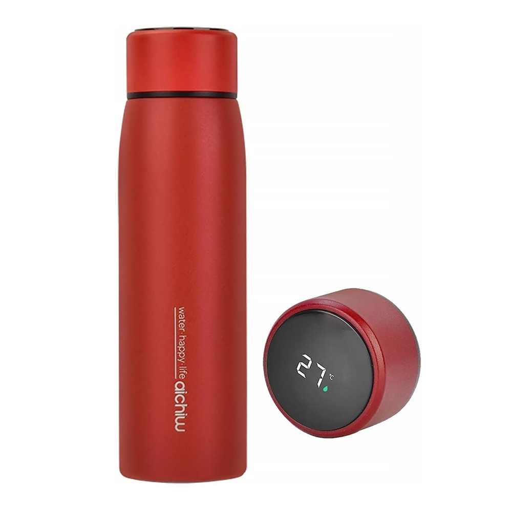 Aichiw Termos LED AI-D108 380 ML, roșu