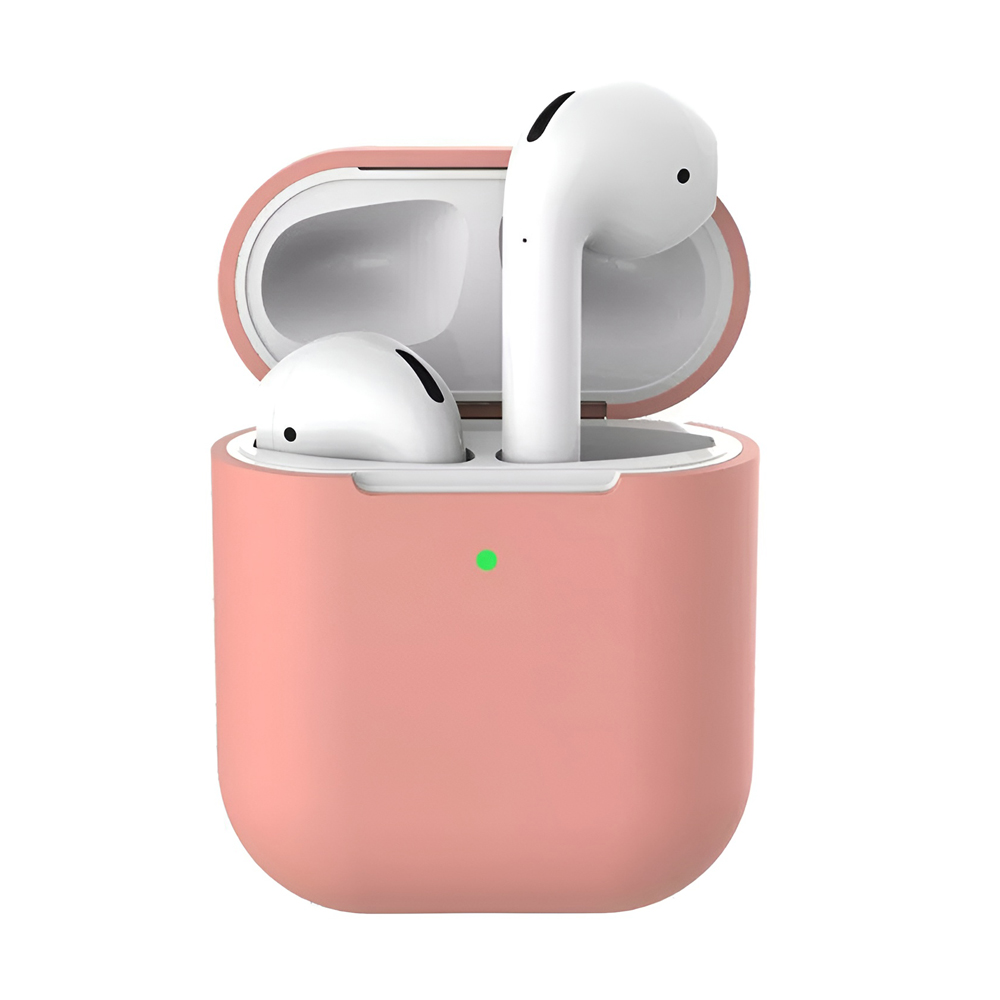 Casca caz Silicon Airpods 2, Rose Red