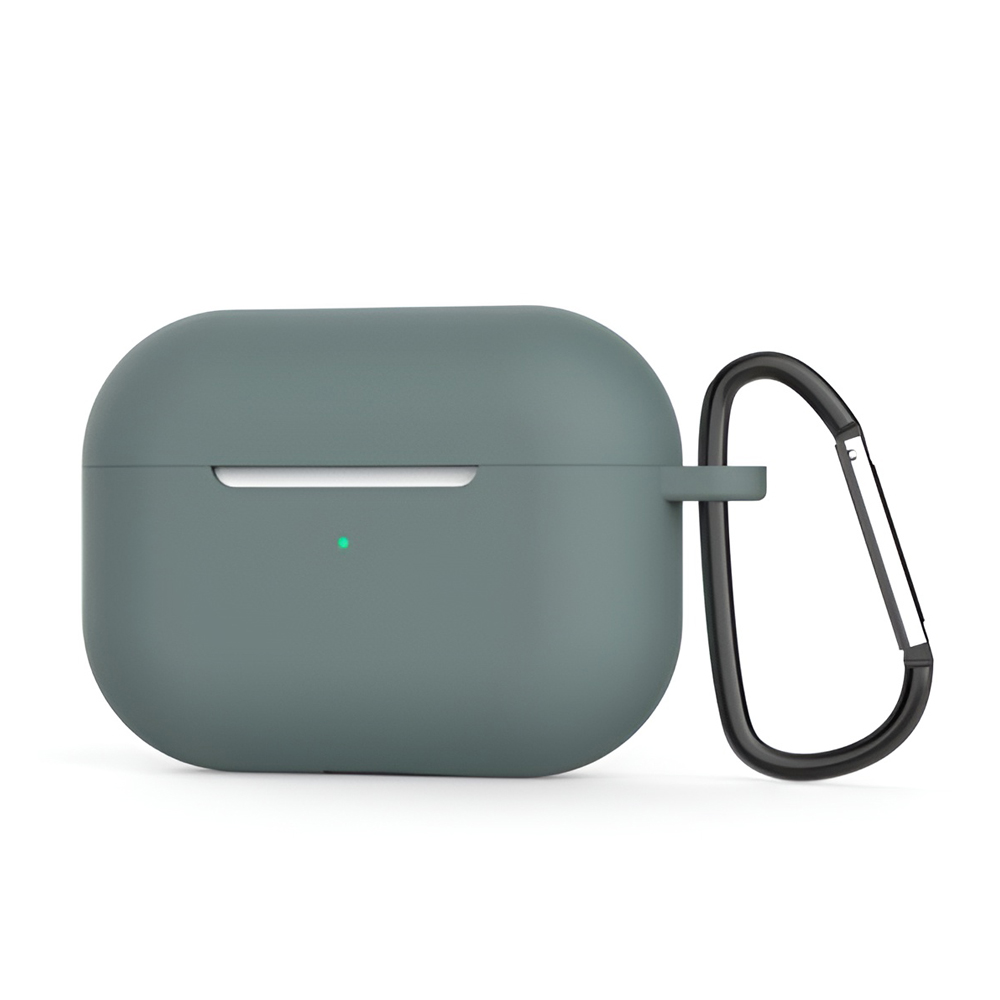 Casca caz Silicon Airpods 3, Darck Green