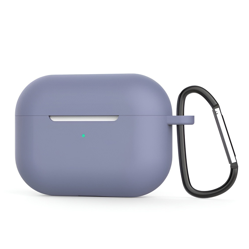 Casca caz Silicon Airpods 3, Lavander Gray