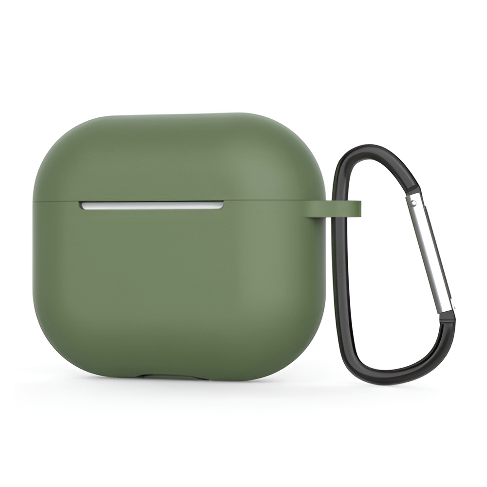 Casca caz Silicon Airpods 3, Pine Green