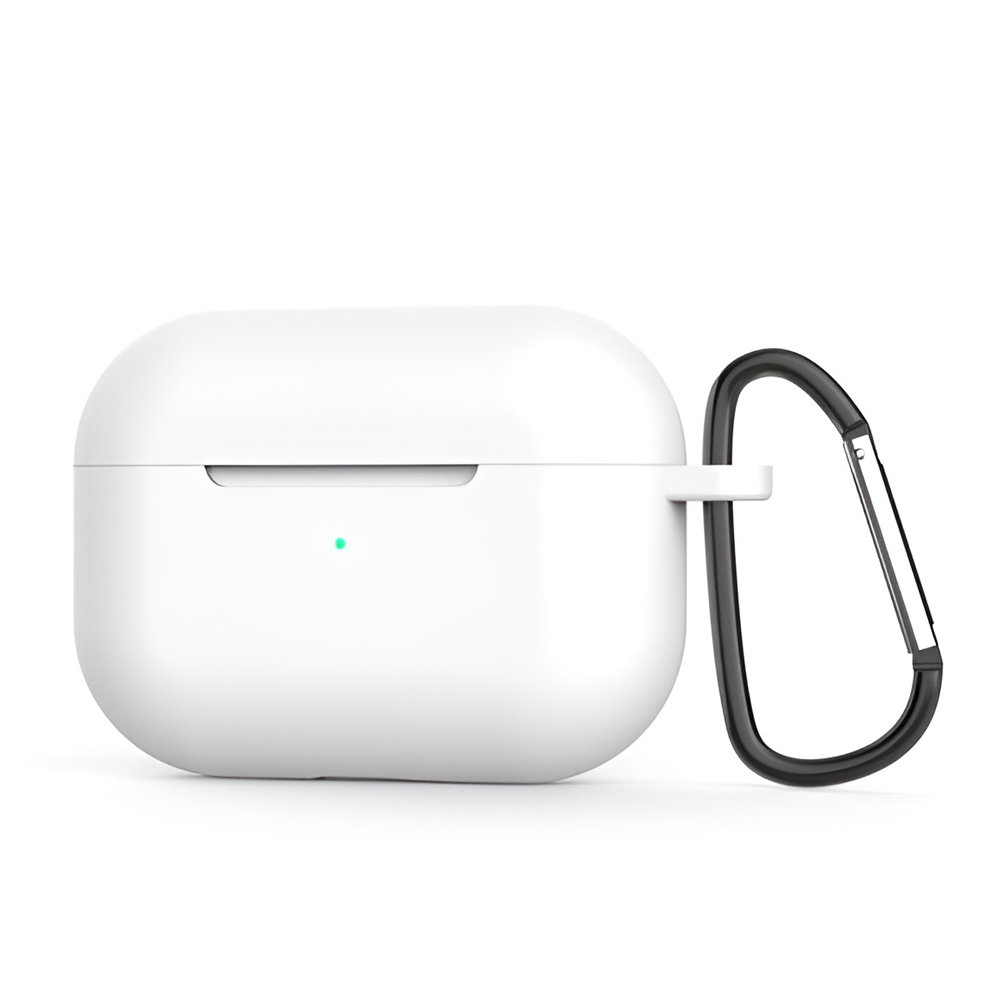 Casca caz Silicon Airpods 3, alb
