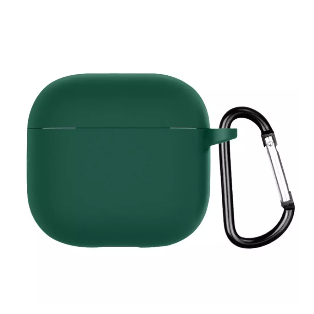 Casca caz Silicon Airpods 4, Darck Green