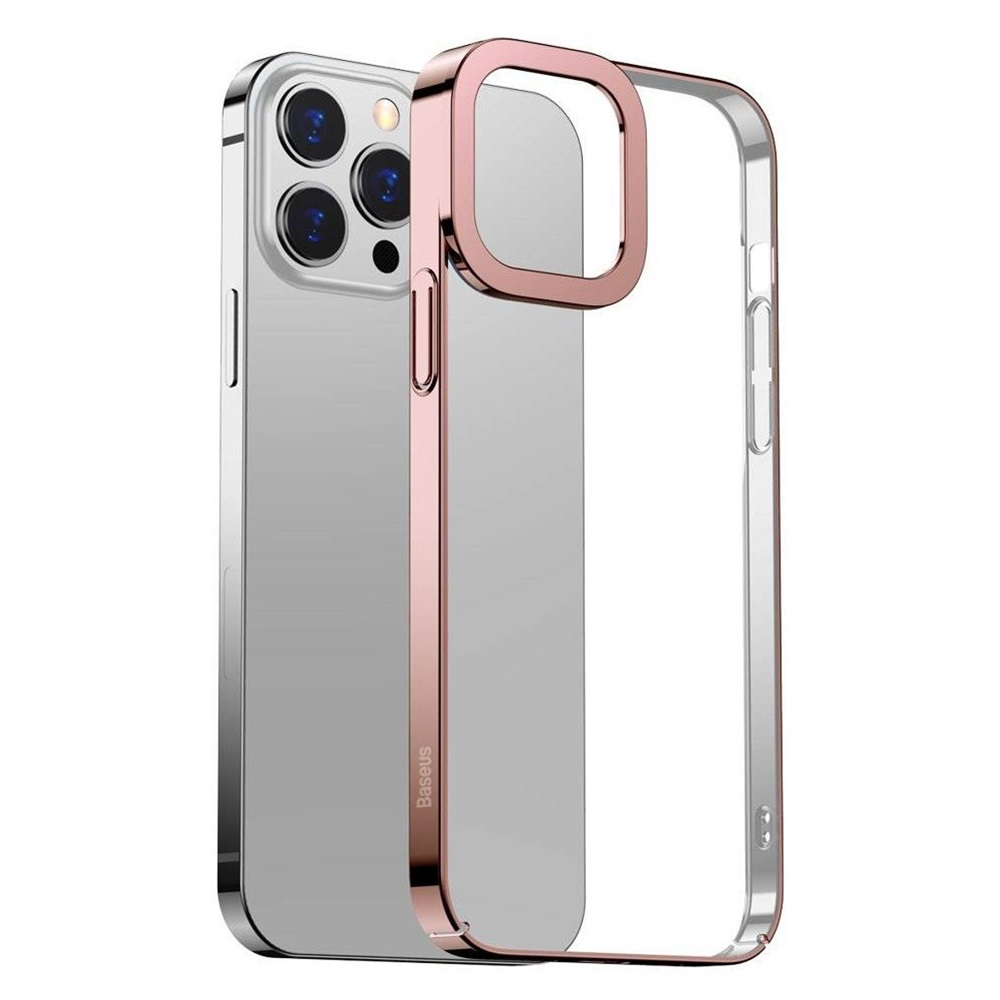 Baseus Case Glitter telefon iPhone 13 Pro, roz