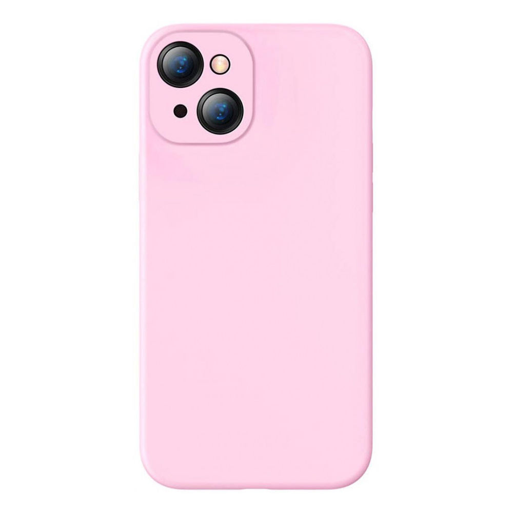 Baseus caz Siliciu lichid Gel protecție iPhone 13, roz