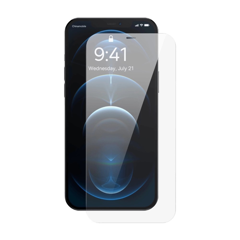 Baseus acoperi complet ecran de sticlă temperat protector pentru Apple iPhone 12 Pro Max