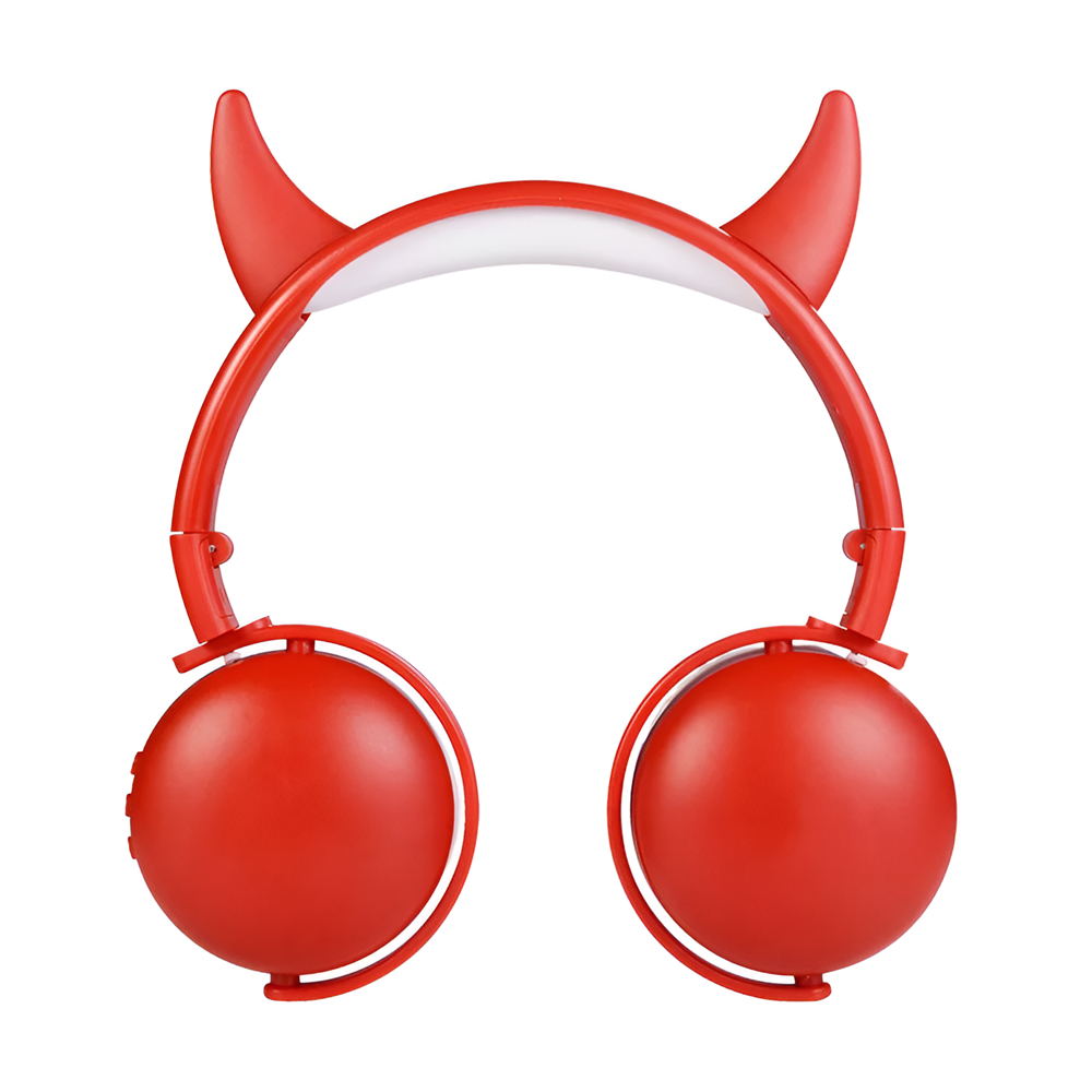 Căști Keeka On-Ear cu MIC Bluetooth BH-S521, roșu