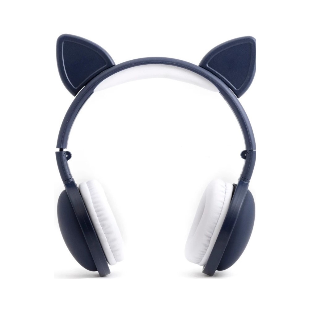 Căști Keeka On-Ear cu MIC Bluetooth BK1, albastru închis