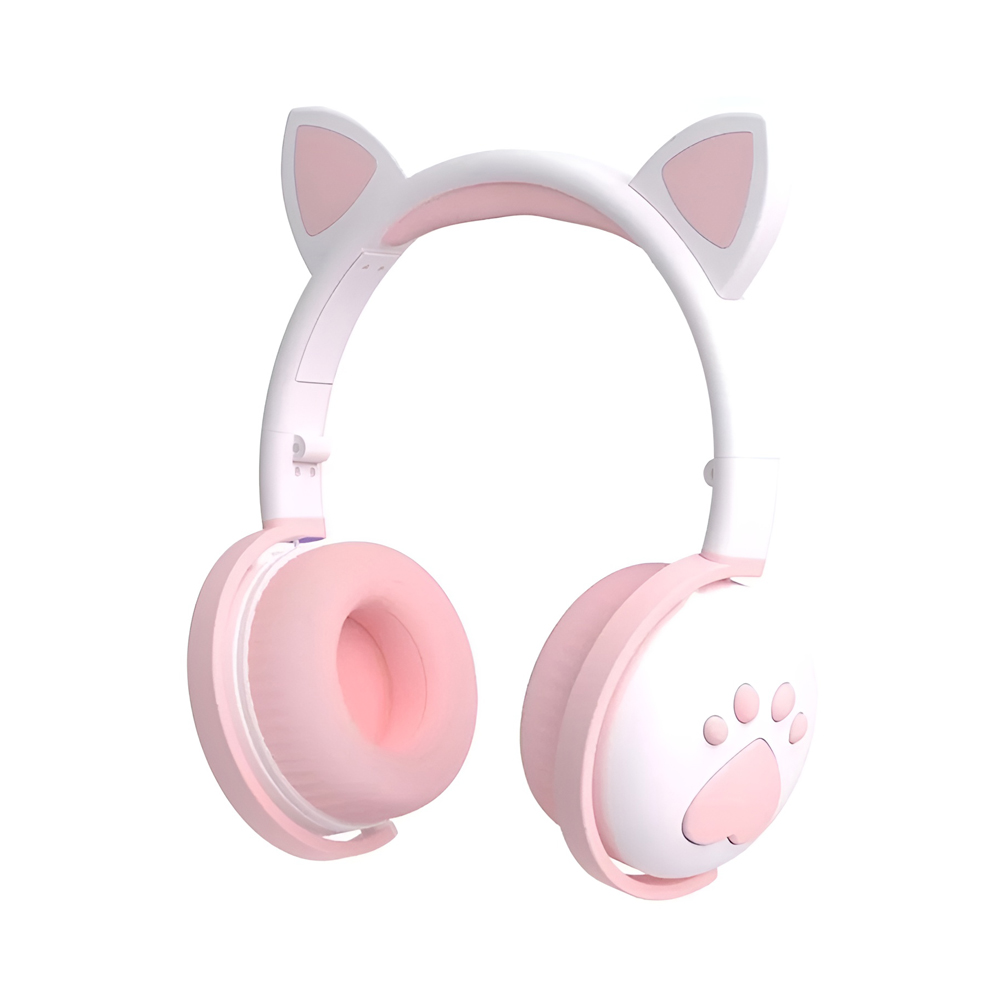Căști Keeka On-Ear cu MIC Bluetooth BK1, alb (cutie deteriorată)