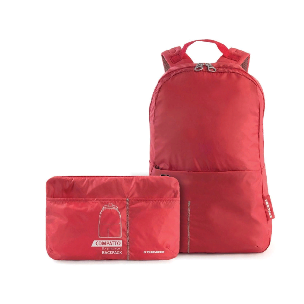 Tucano Travel Backpackable Compatto, Red