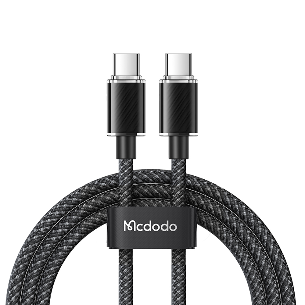 Mcdo Cable Dichromatic Series Type-C to Type-C 5A 100W 1.2m, Black