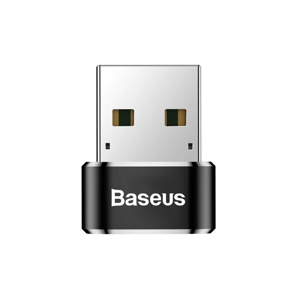 Baseus OTG Adaptor Mini Type-C către USB-A 3.1, negru