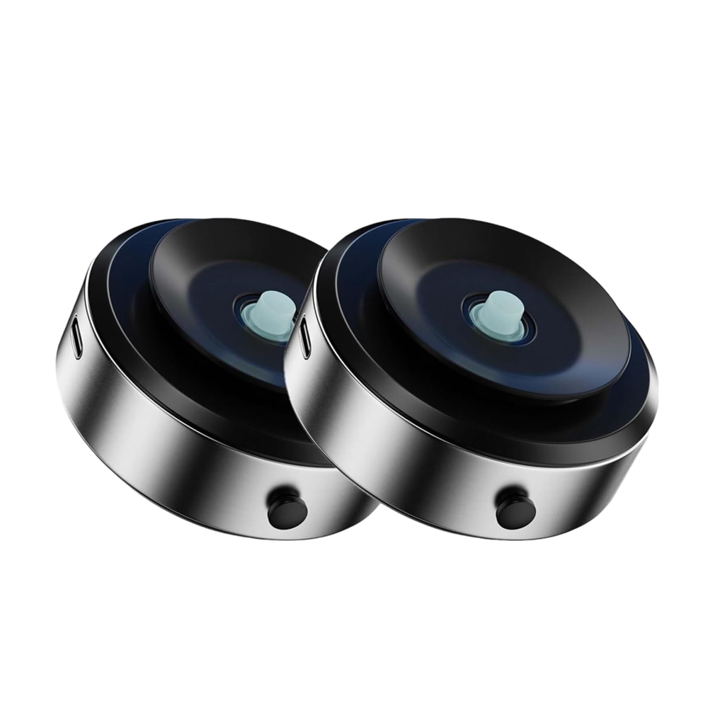 Deţinătorul auto Aspiraţie magnetică 360° Rotire, Negru