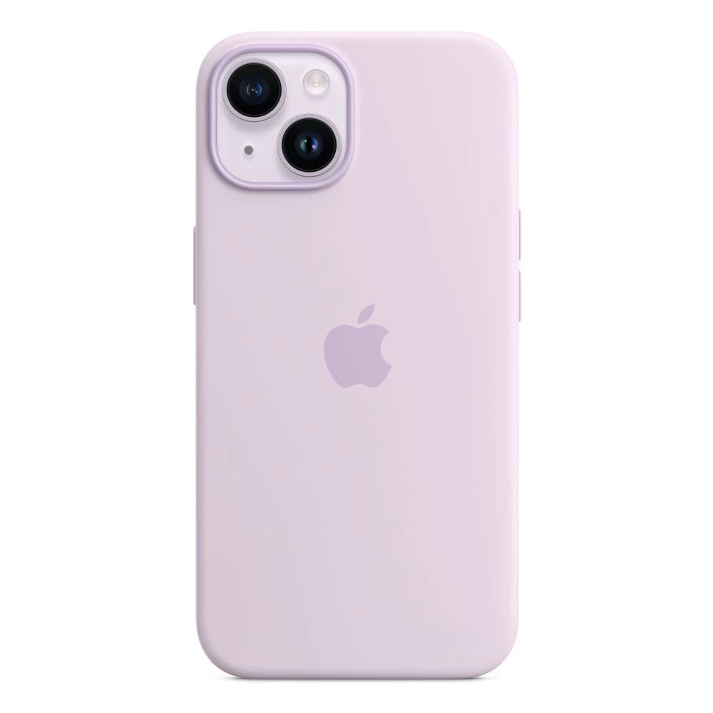 Caz Original Silicon cu MagSafe pentru iPhone 14, Liliac