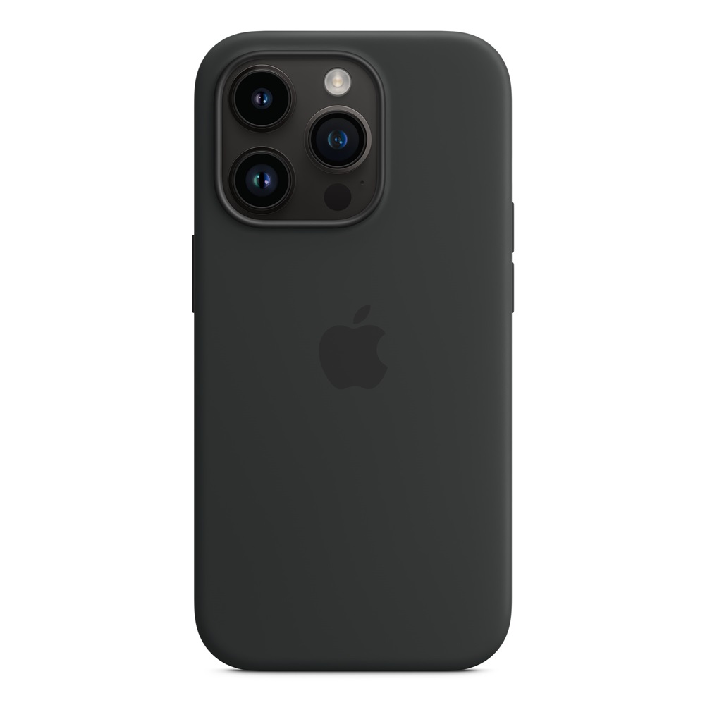Caz Original Silicon cu MagSafe pentru iPhone 14 Pro, Midnight