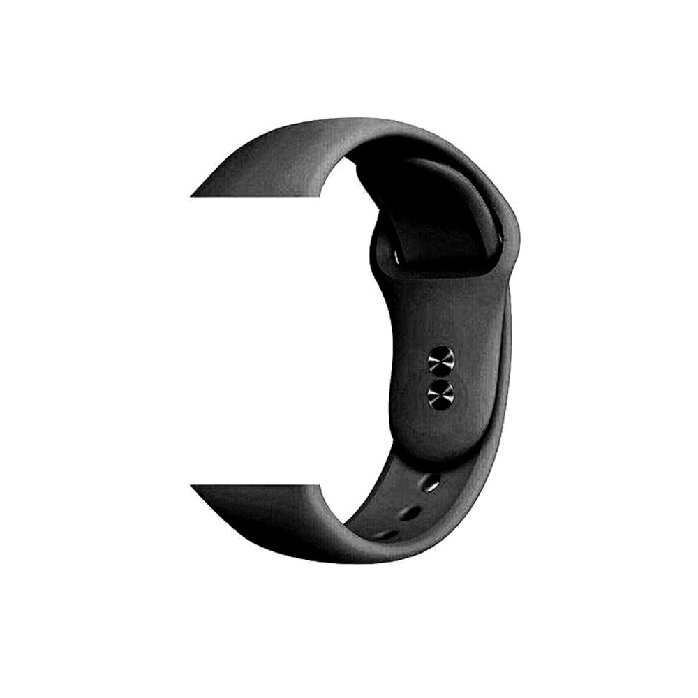 Clasic Apple Watch Strap Siliciu Gel 38/40/41mm M/L negru
