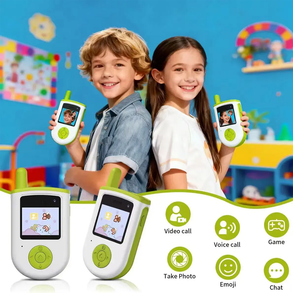 Walkie-talkie children's video with 2.0" lcd screen & camera Thumbnail 2