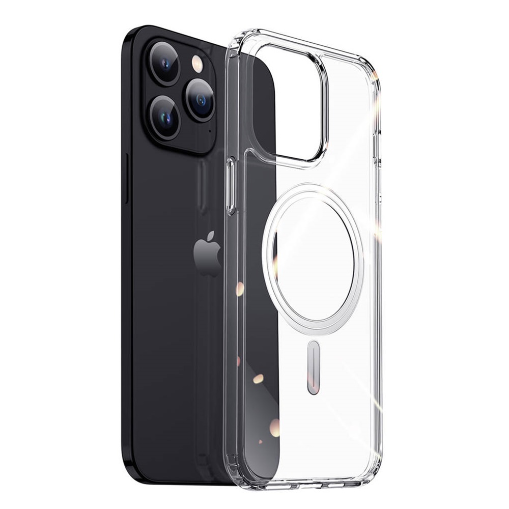 DUX DUIS Case TPU pentru iPhone 15 Pro Clin cu MagSafe, Clear