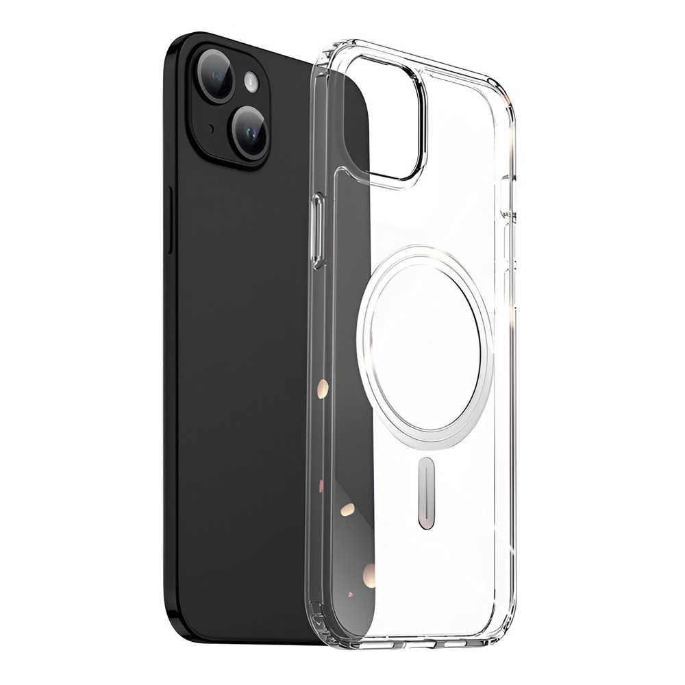 DUX DUIS Case TPU pentru iPhone 15 Plus Clin cu MagSafe, Clear
