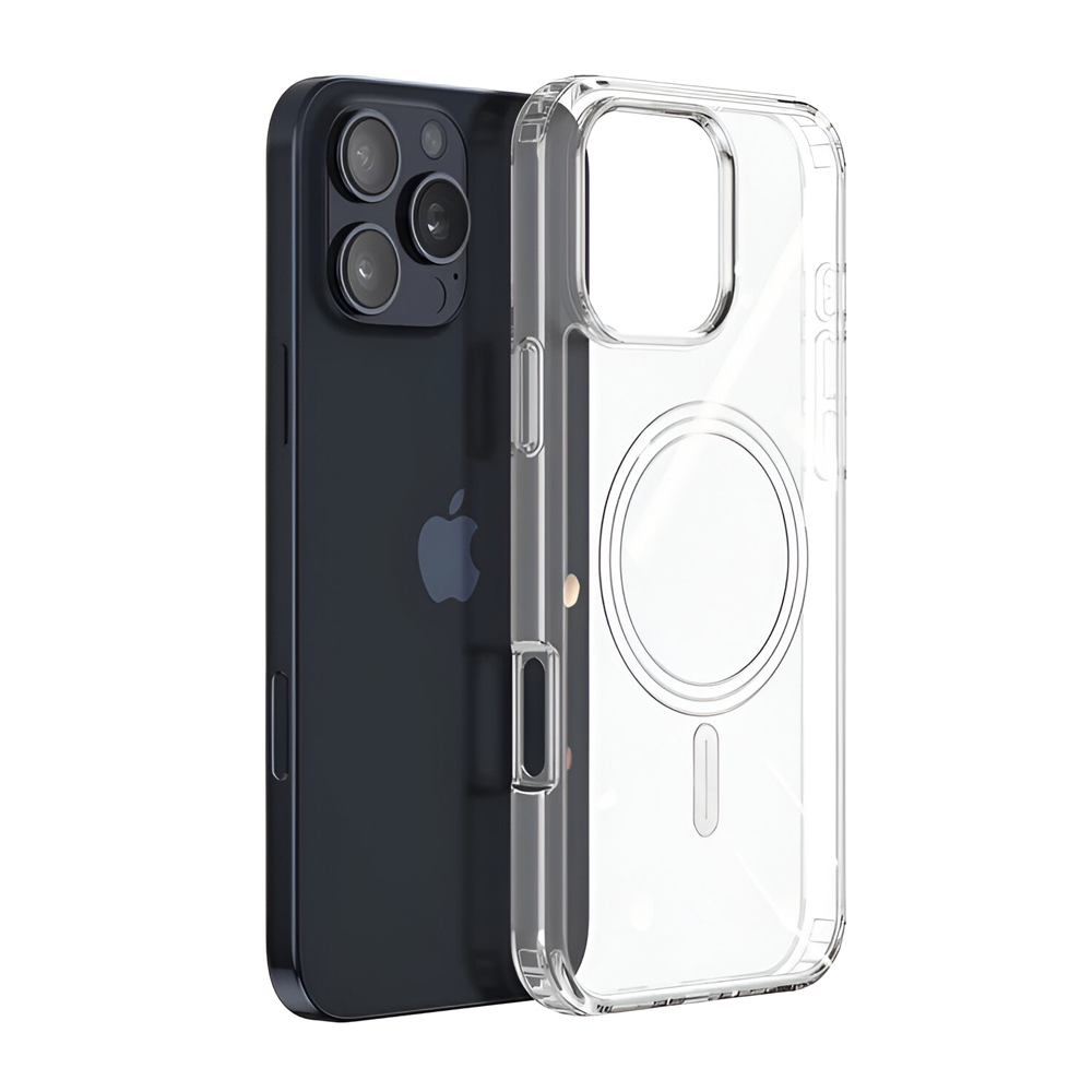 DUX DUIS Case TPU pentru iPhone 16 Pro Clin cu MagSafe, Clear