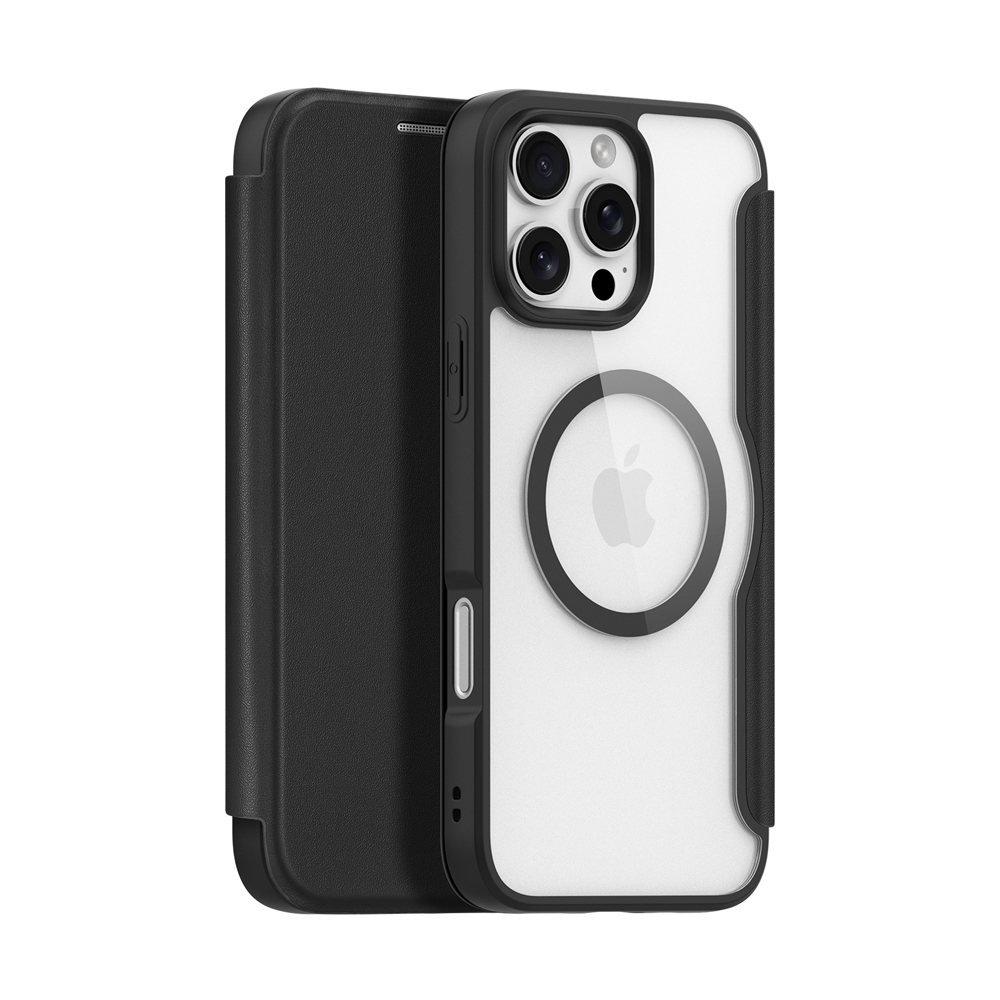 DUX DUIS Caz iPhone 16 Pro Skin X Pro cu MagSafe, negru