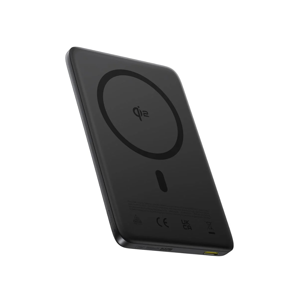 Baseus Power Bank 10000mAh 27W cu cablu tip C 0,3m, PicoGo AM41 Ultra-Slim Qi2 Magnetic, Cosmic Black