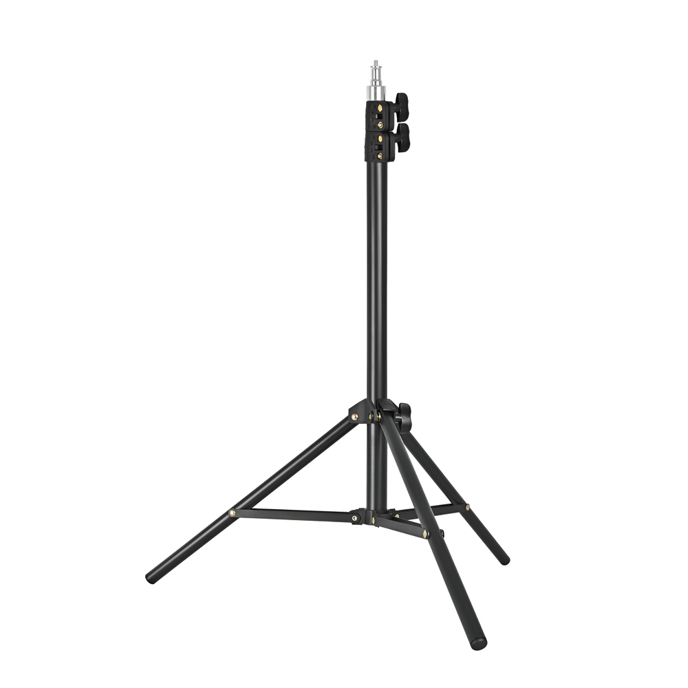 Tripod Photography Aluminum 160cm (Adjustable Height, Heavy Duty, Universal Compatible), Black