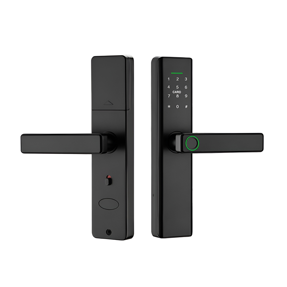 Smart Lock cu amprente în aer liber, Parola. Tuya APP G518, negru