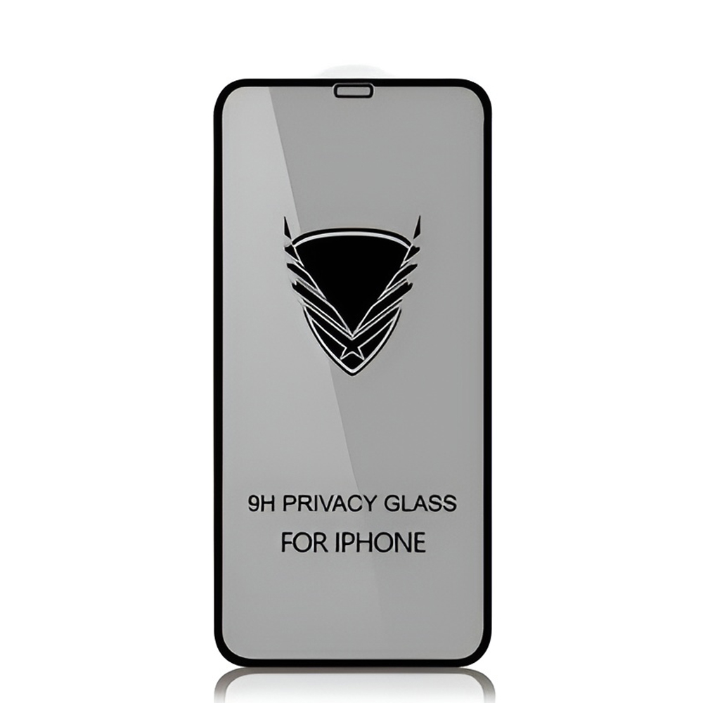 GA Tempered Glass Privacy for Iphone 16 Pro, Black (10pcs)