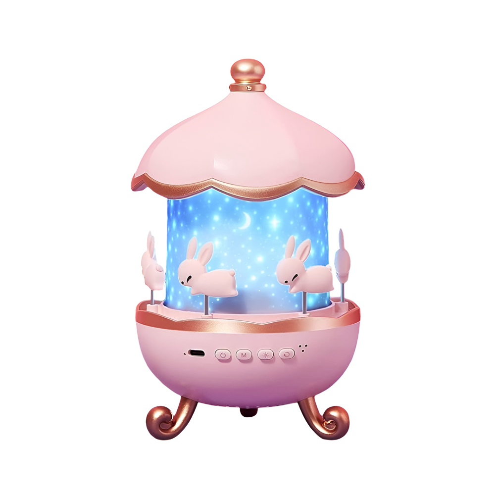 Glaceon Light Projector, 6 Film,5 Culori Schimbarea, Rabbits Night Light Projector pentru copii