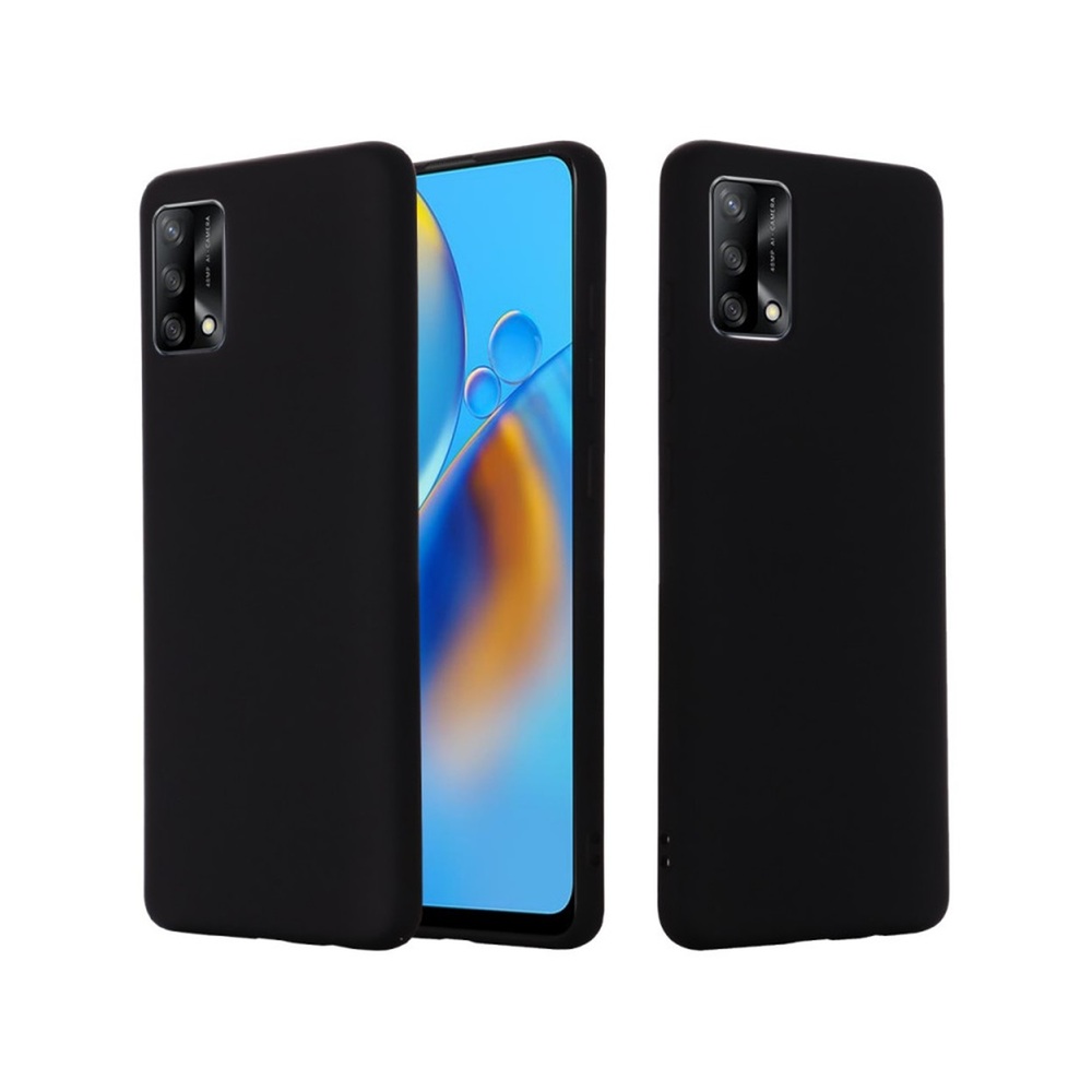 Casca caz Silicon lichid Oppo A74, negru