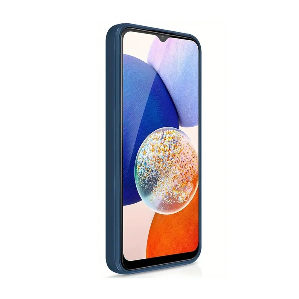 Helmet case liquid silicone samsung a05s, blue Thumbnail 2