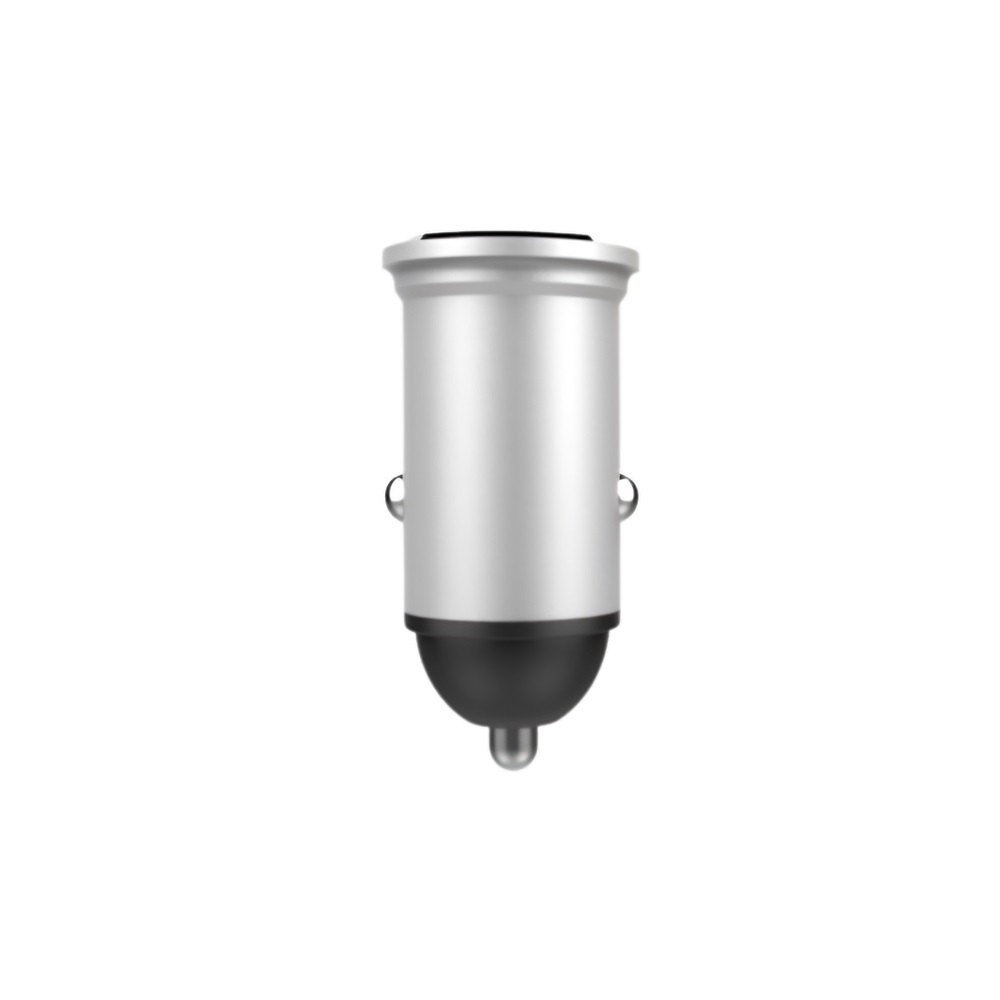 Încărcător auto Casca 2xUSB 2.4A, Silver